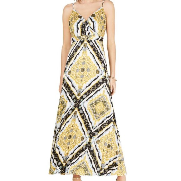 INC International Concepts Dresses & Skirts - NWT INC Womens Printed Pleated Maxi Sz 12 Dress